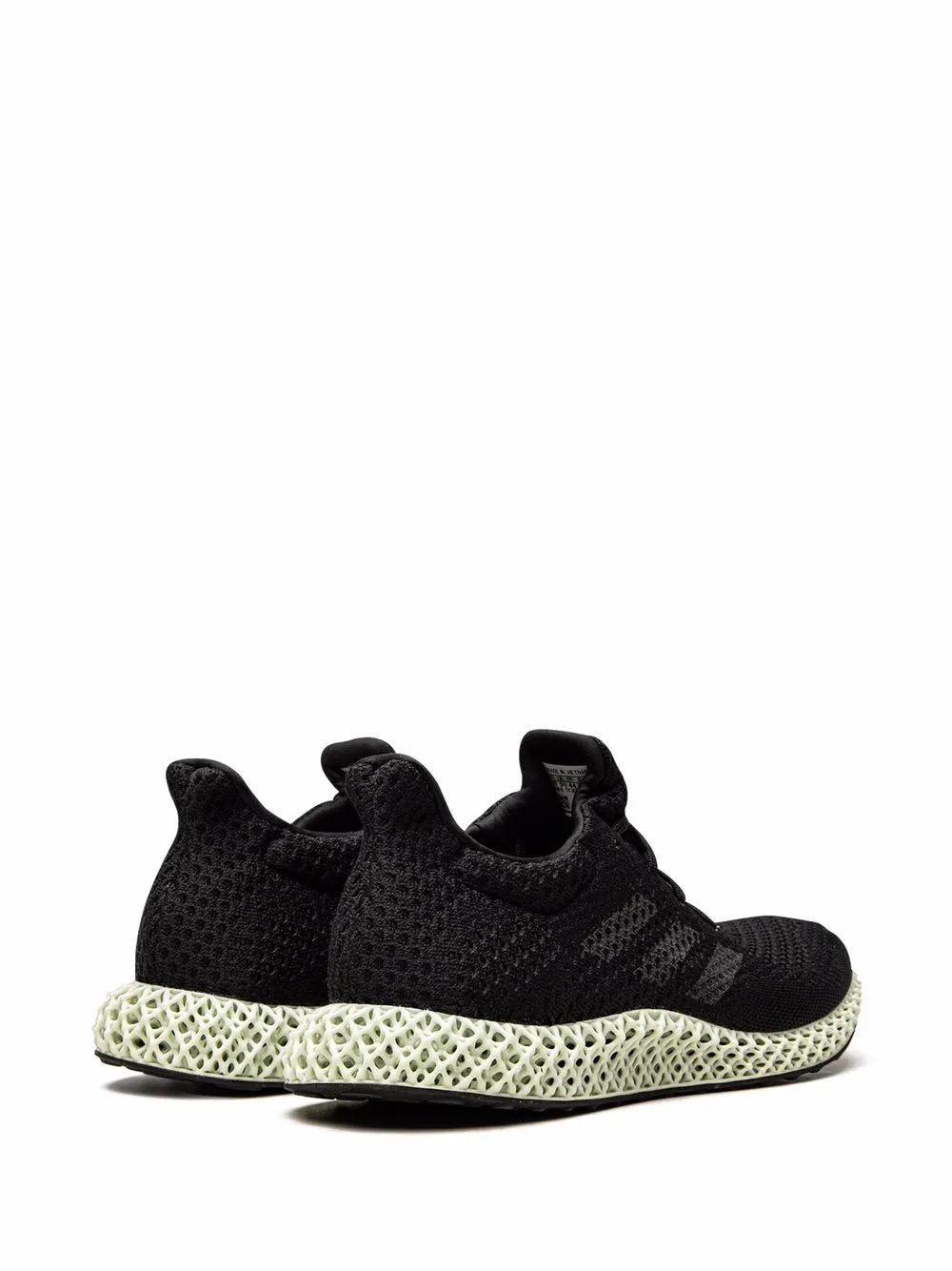 adidas Futurecraft 4D Core Black/Linen Green Sneakers — Same as shown — Size US M 3.5 - US W 5 — Back View