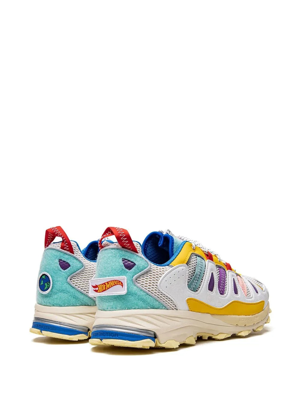 adidas Sean Wotherspoon X Hot Wheels Superturf Adventure Sneakers — Multicolour — Size US M 9 - US W 10.5 — Back View