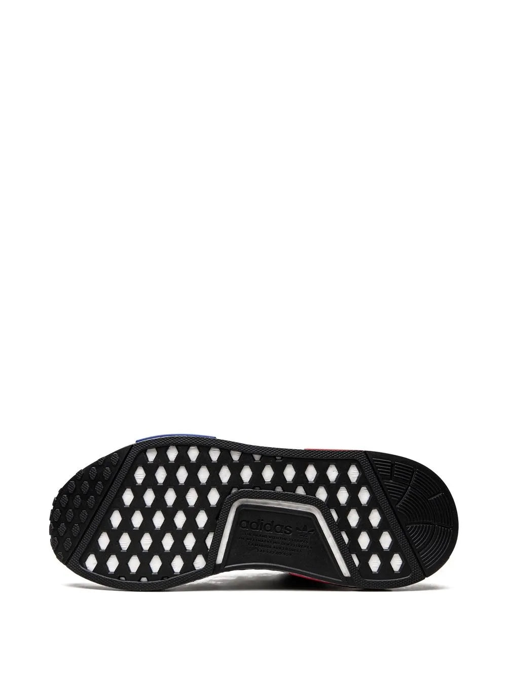 adidas Kids Nmd R1 Low-Top Sneakers — Black — Size US M 10 - US W 11.5 — Top View
