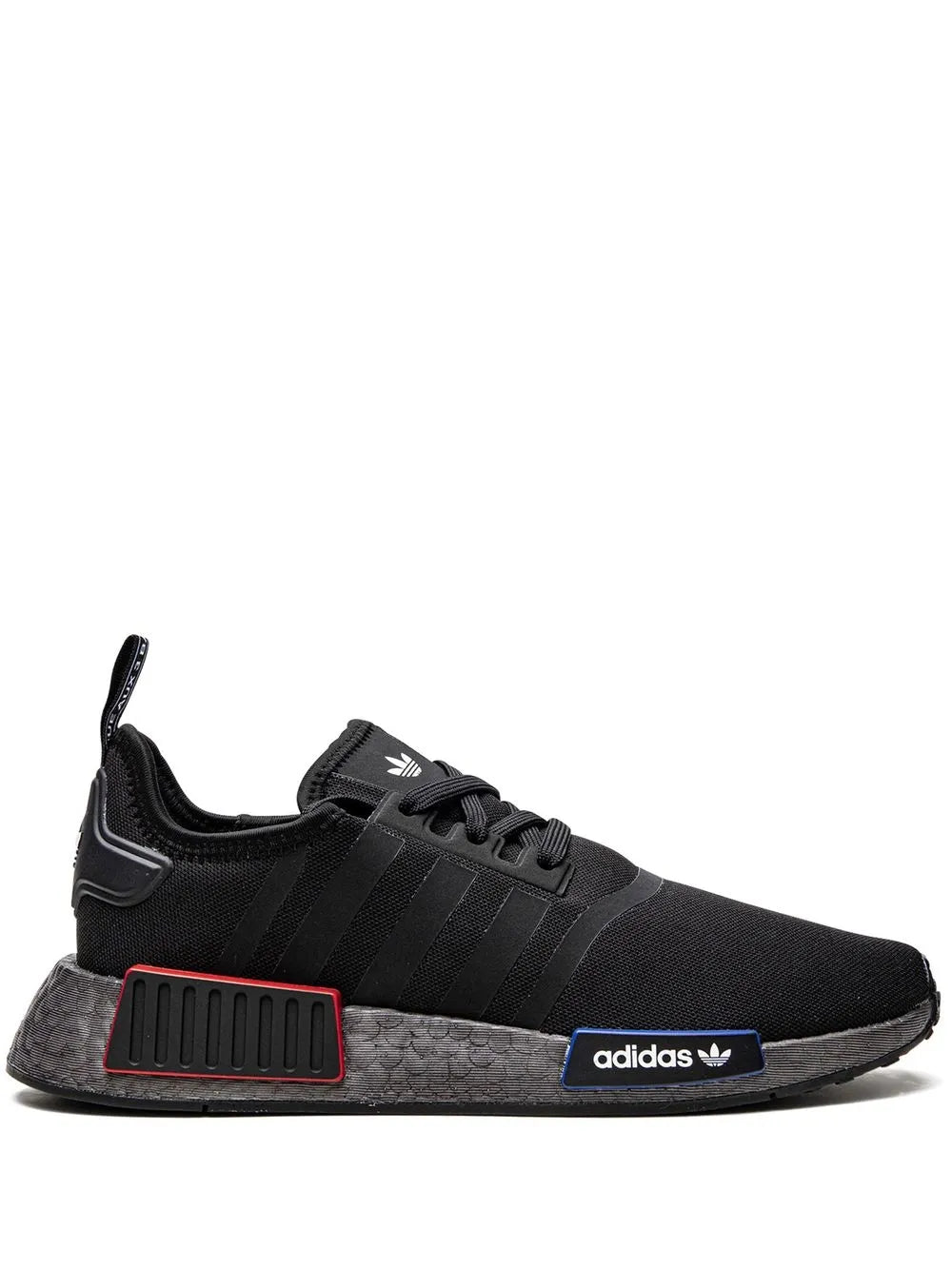 adidas Kids Nmd R1 Low-Top Sneakers — Black — Size US M 10 - US W 11.5 — Front View