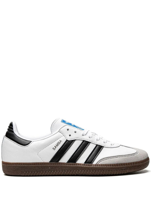 adidas Samba Vegan White Gum Sneakers — White — Size US M 9 - US W 10.5 — Front View