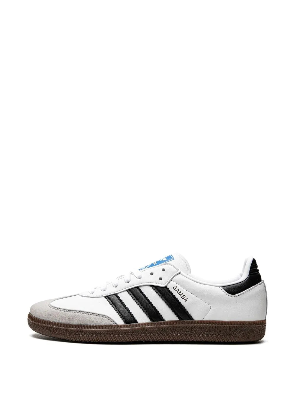 adidas Samba Vegan White Gum Sneakers — White — Size US M 9 - US W 10.5 — Lifestyle View