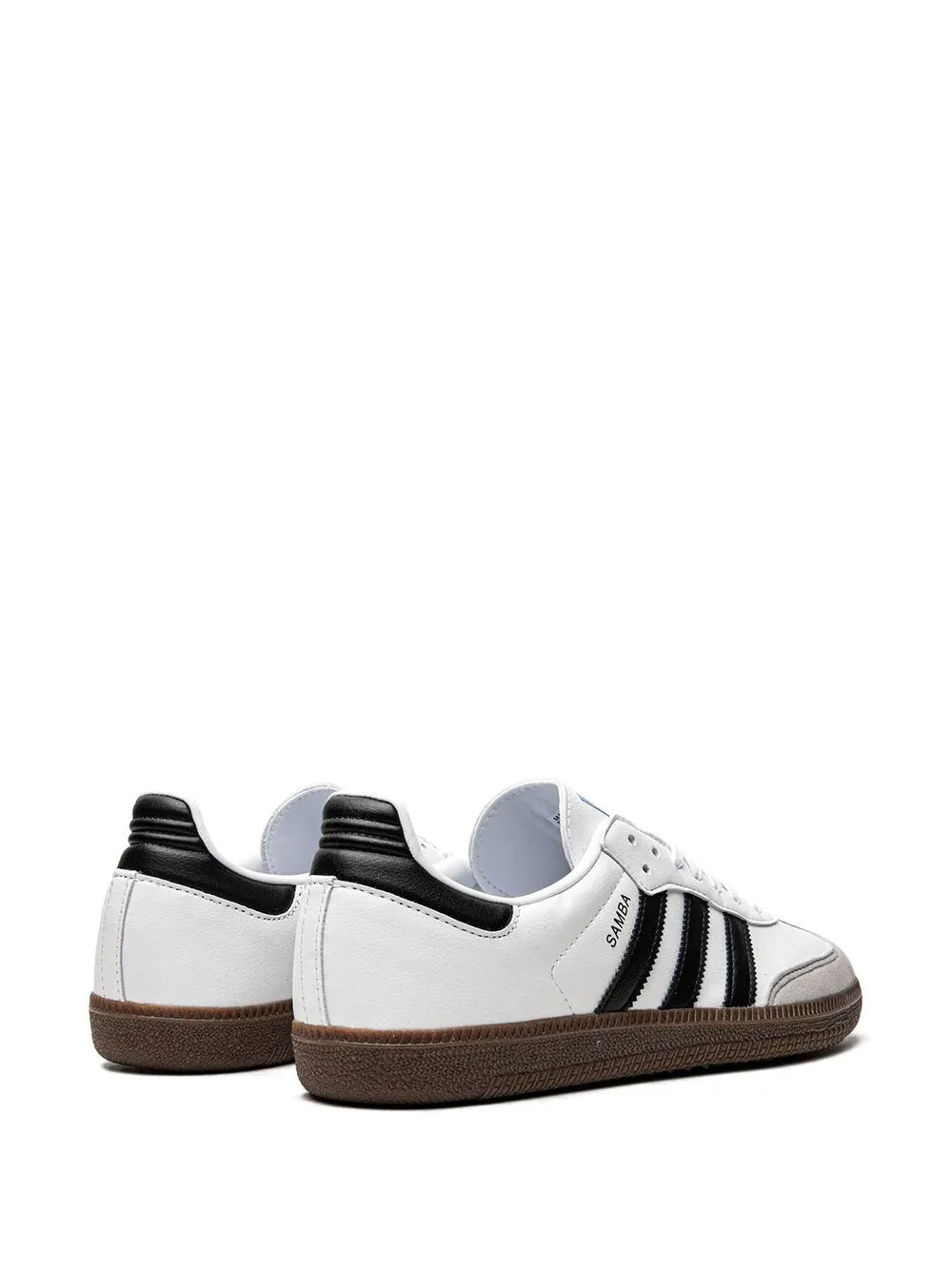 adidas Samba Vegan White Gum Sneakers — White — Size US M 9 - US W 10.5 — Back View