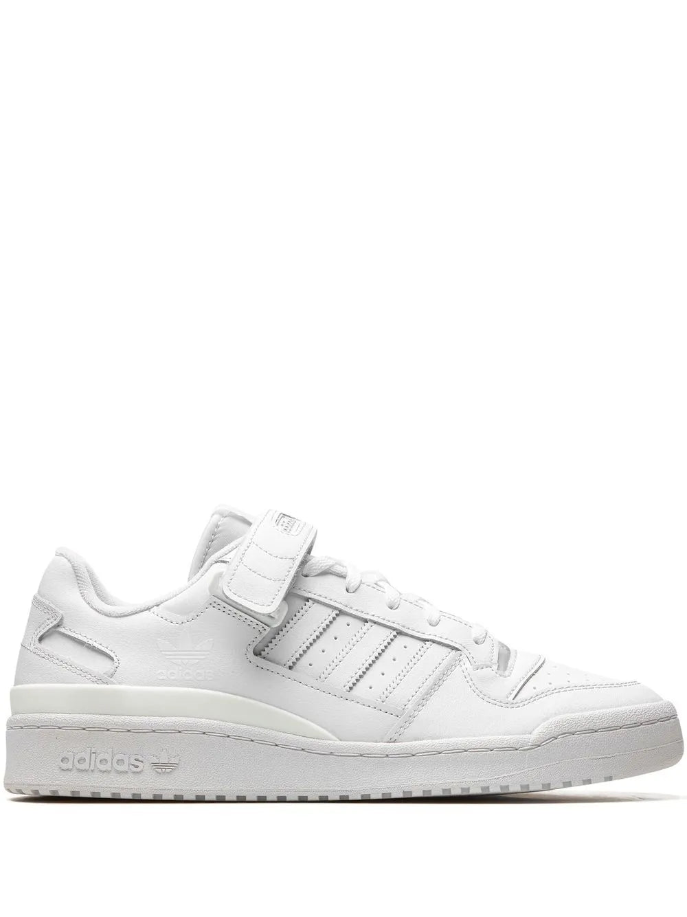 adidas Forum Low Triple White Sneakers — Same as shown — Size US M 10.5 - US W 12 — Front View