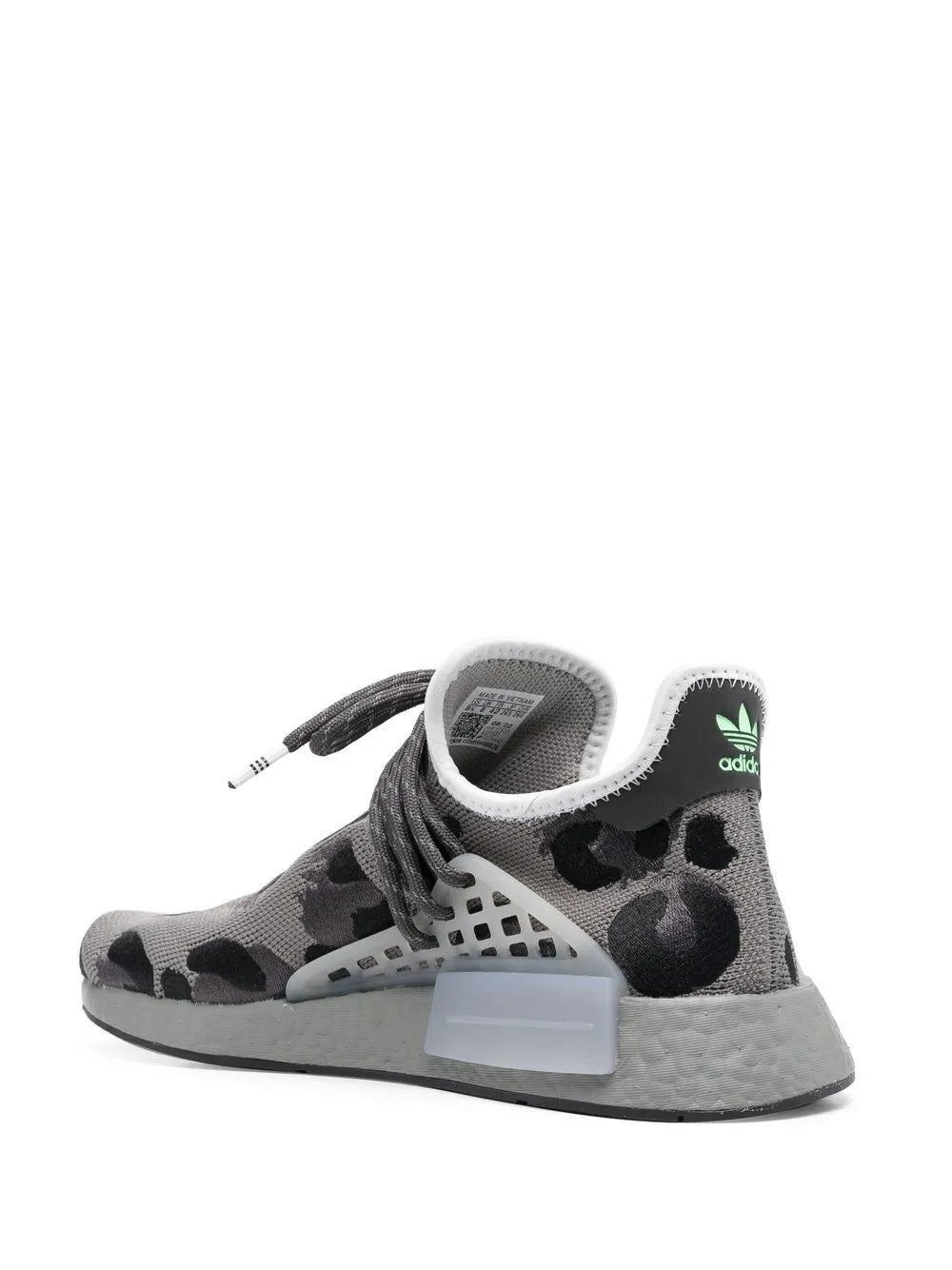 adidas Nmd Hu Animal Print Grey Sneakers — Same as shown — Size US M 3.5 - US W 5 — Back View