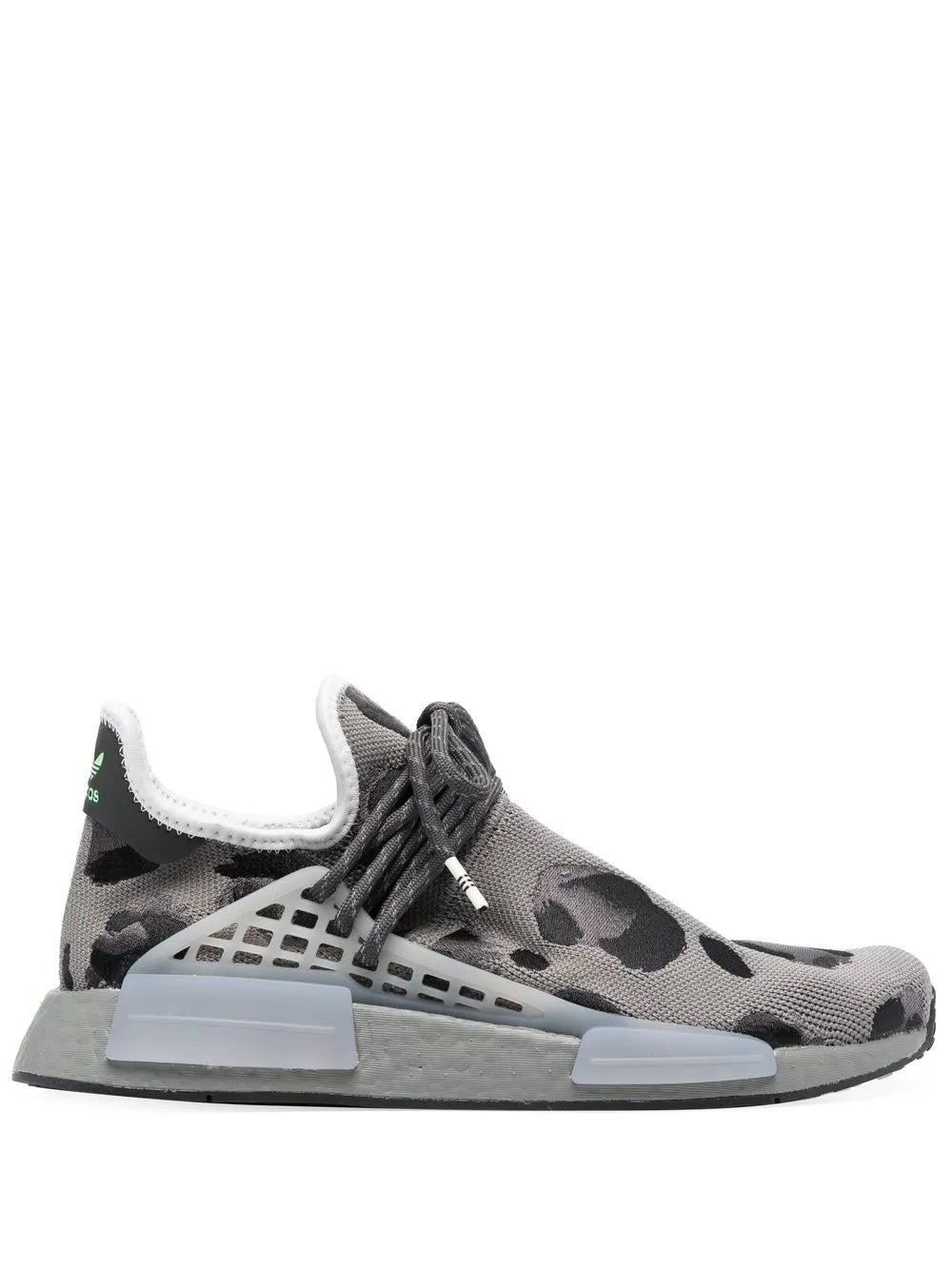 adidas Nmd Hu Animal Print Grey Sneakers — Same as shown — Size US M 3.5 - US W 5 — Front View
