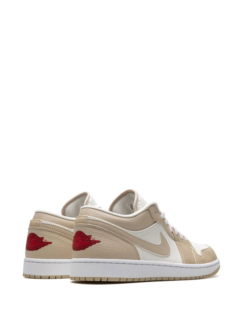 Air Jordan 1 Low Sail/Rattan Sneakers — Same as shown — Size US M 9.5 - US W 11 — Back View