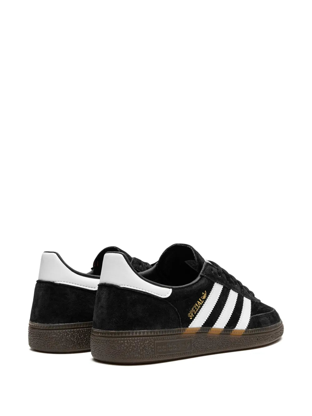 adidas Handball Spezial Low-Top Sneakers — Black — Size US M 7.5 - US W 9 — Back View