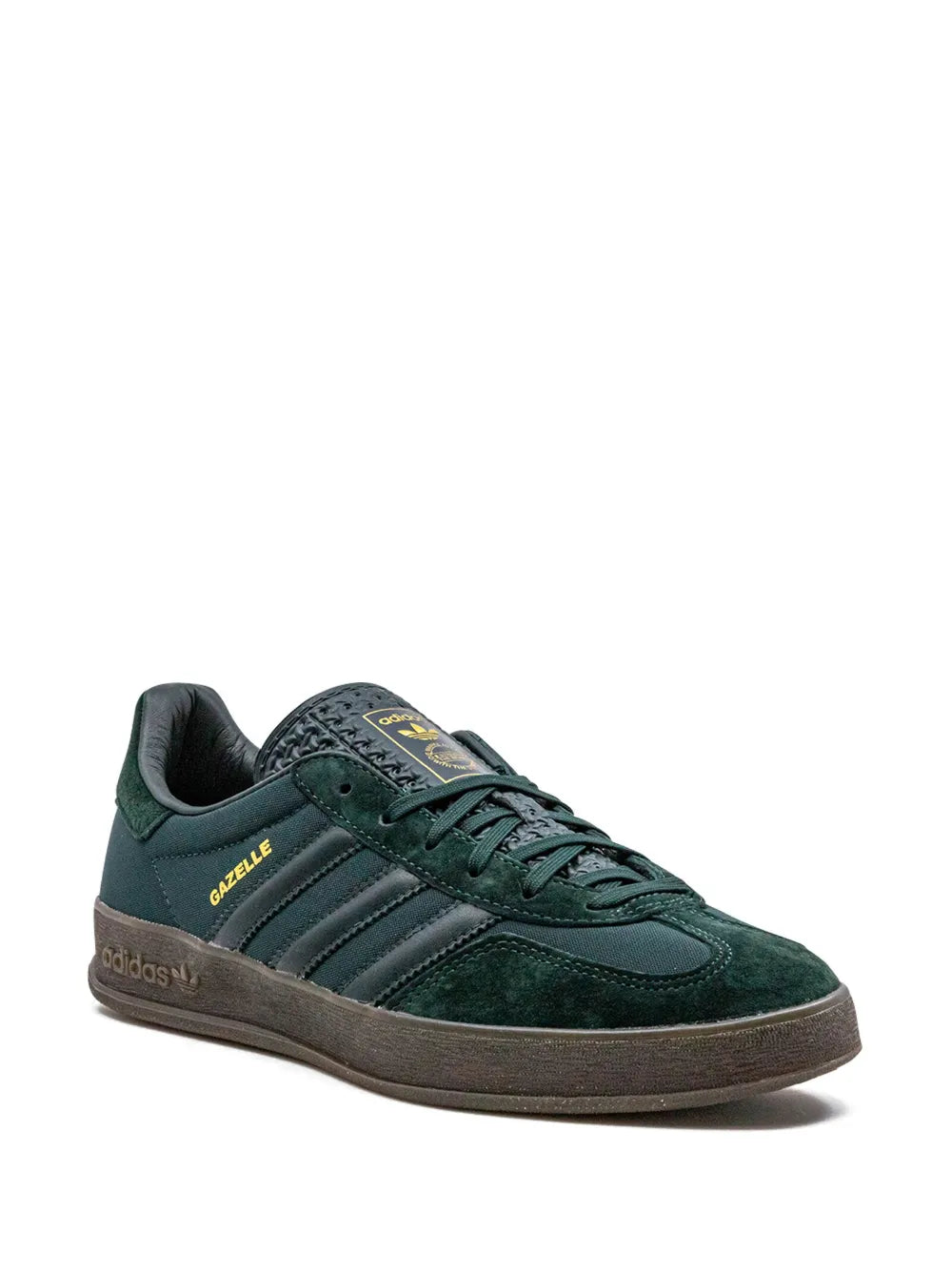 adidas Gazelle Indoor Sneakers — Dark Green — Size US M 4.5 - US W 6 — Side View