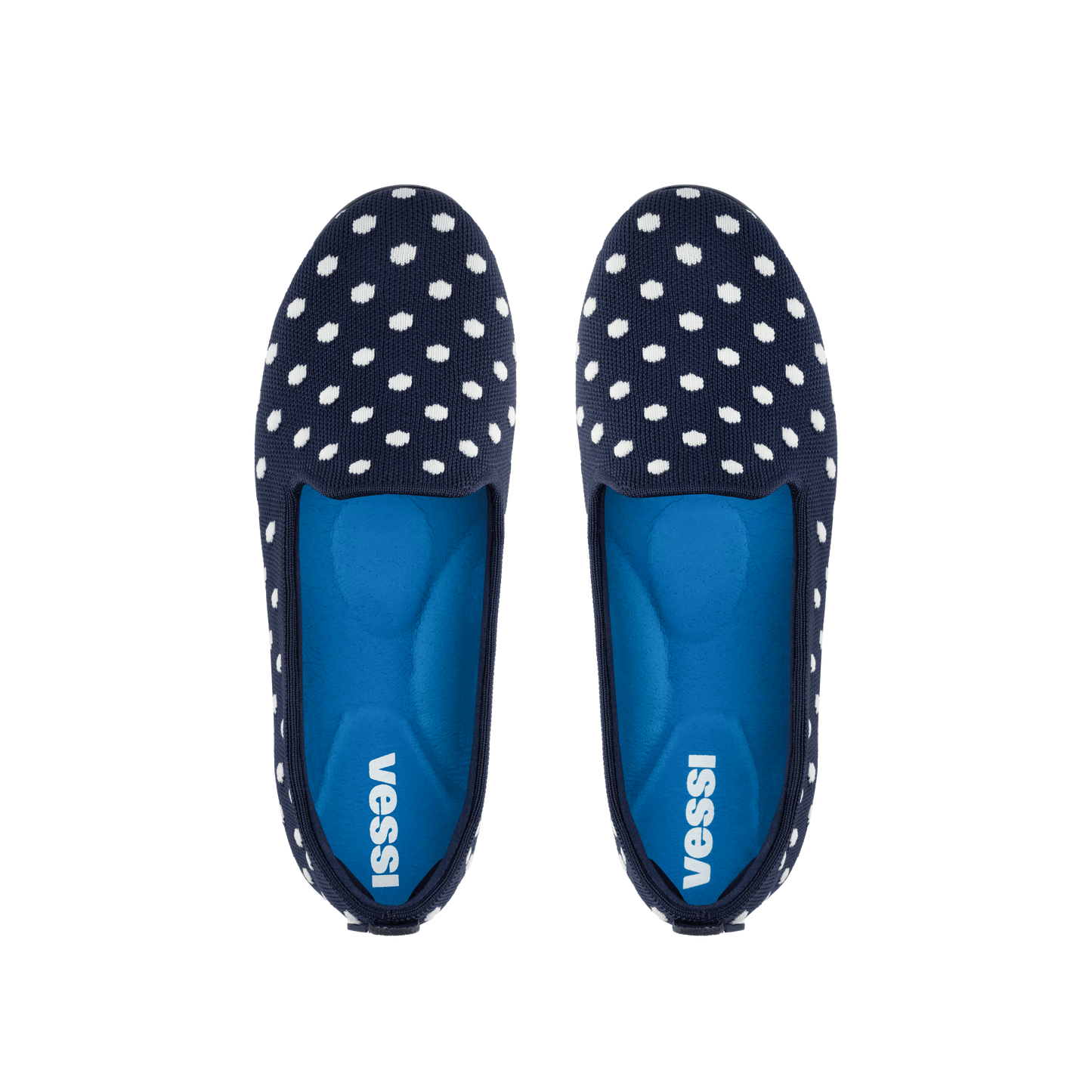 Women's Market Flat - Midnight/White Polka Dot