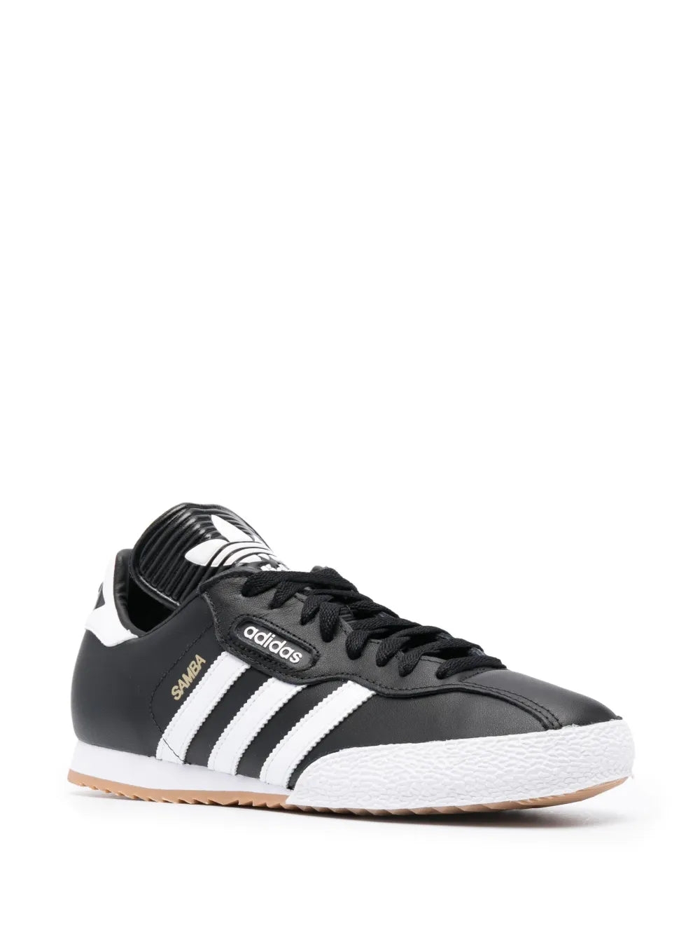 adidas Samba Super Low-Top Sneakers — Black — Size US M 7 - US W 8.5 — Side View