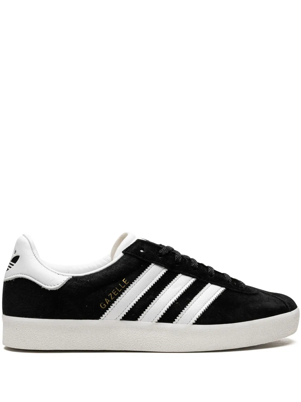 adidas Gazelle 85 Black / White Sneakers — Black — Size US M 3.5 - US W 5 — Front View