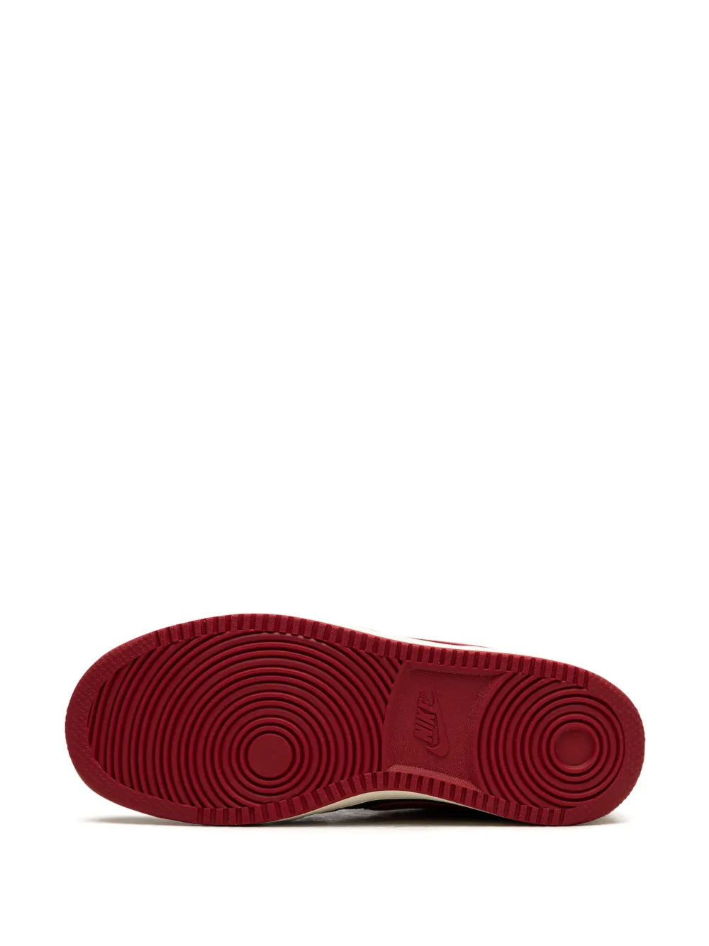 Air Jordan 1 Ko Low Bred Sneakers — Black/Red — Size US M 11.5 - US W 13 — Top View