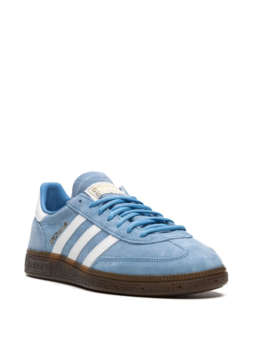 adidas Handball Spezial Light Blue Sneakers — Light Blue — Size US M 7.5 - US W 9 — Side View
