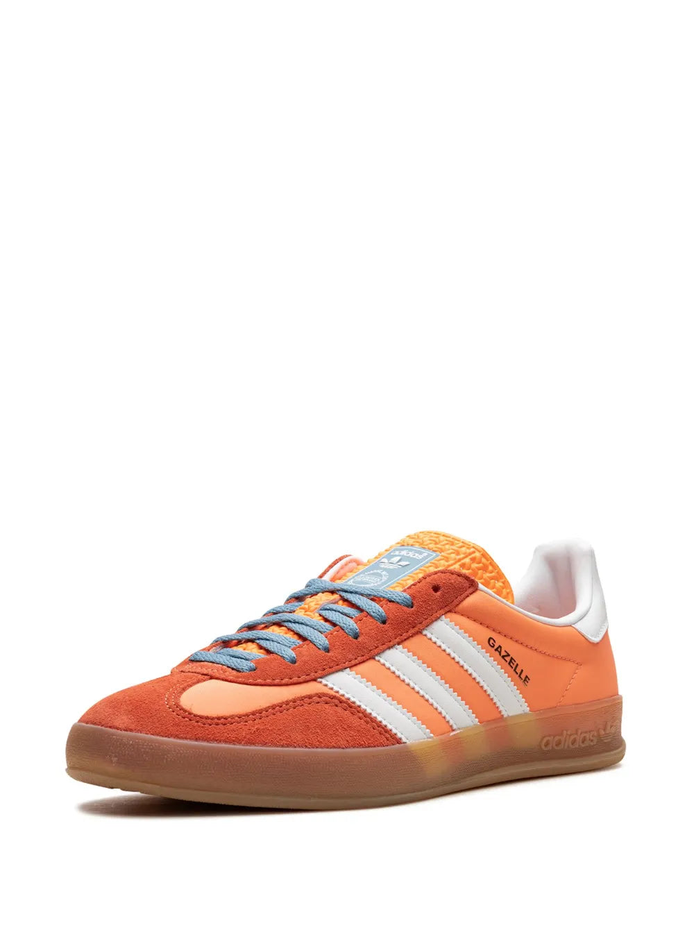 adidas Gazelle Indoor Beam Orange Sneakers — Orange — Size US M 3.5 - US W 5 — Detail View