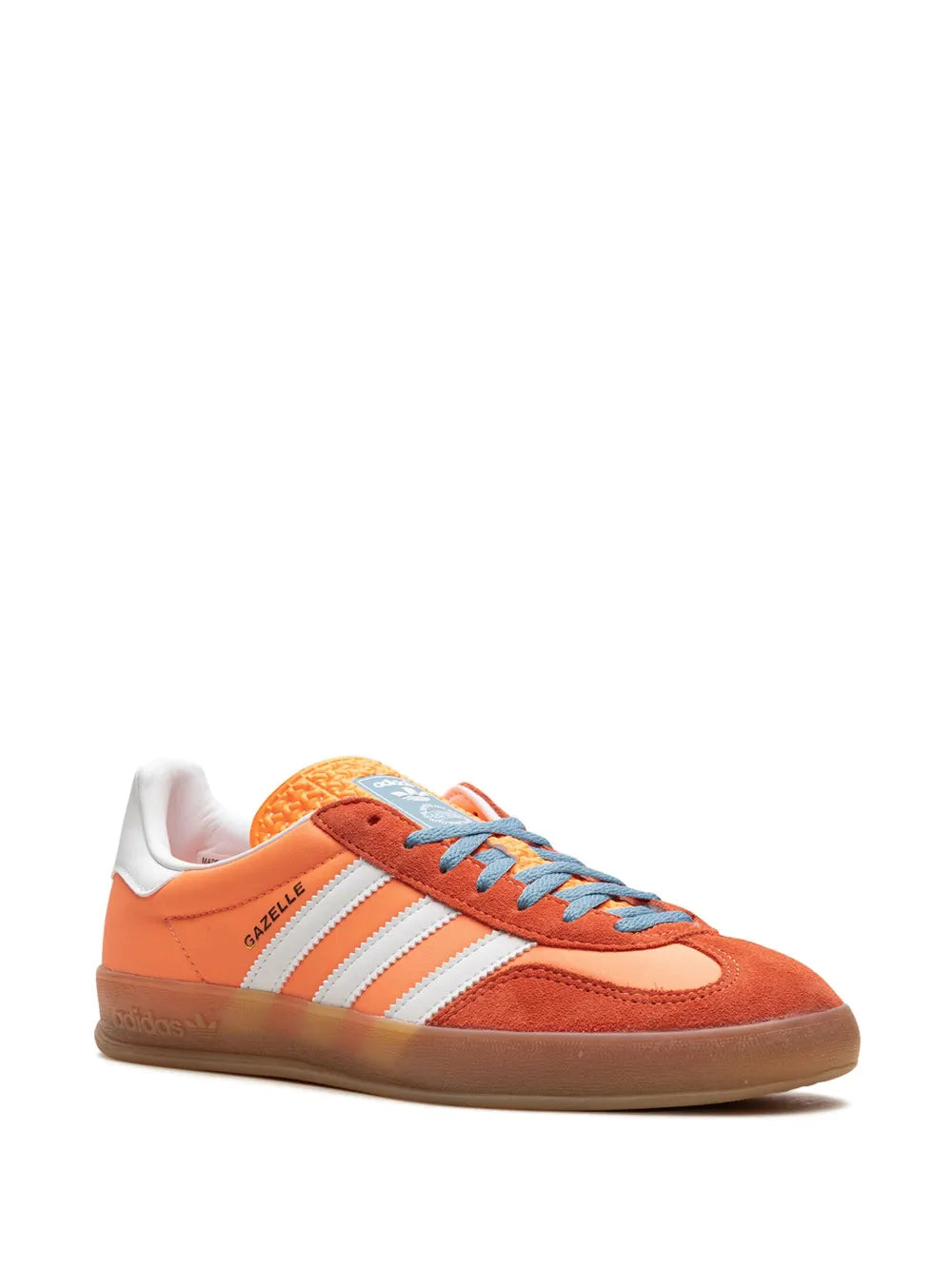 adidas Gazelle Indoor Beam Orange Sneakers — Orange — Size US M 3.5 - US W 5 — Side View