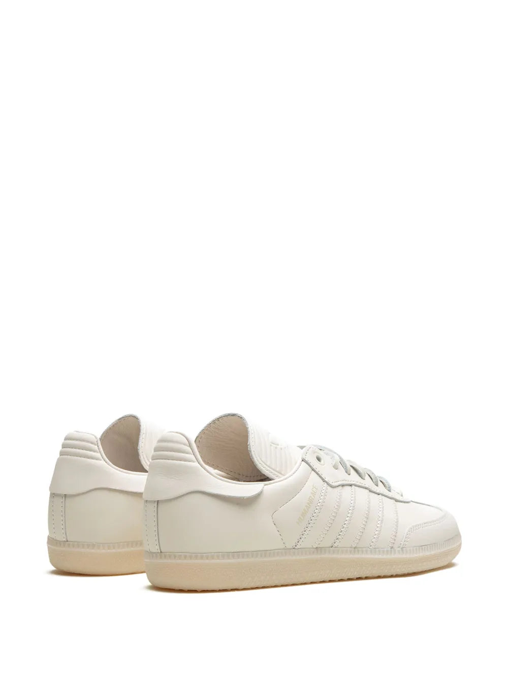 adidas X Pharrell Williams Samba Humanrace White Sneakers — White — Size US M 10 - US W 11.5 — Back View