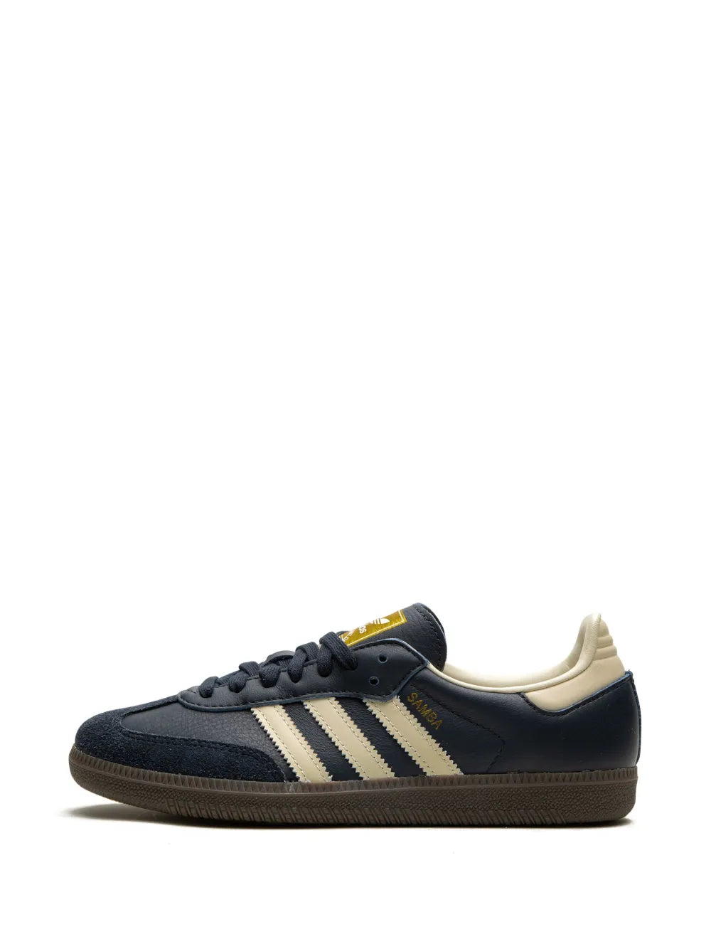 adidas Samba Og Night Navy/Cream White Sneakers — Navy Blue/Cream White — Size US M 11 - US W 12.5 — Back View
