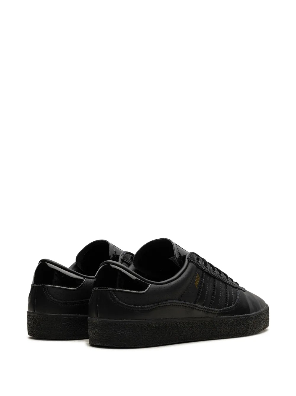 adidas Puig Indoor Black Out Sneakers — Black — Size US M 6.5 - US W 8 — Back View