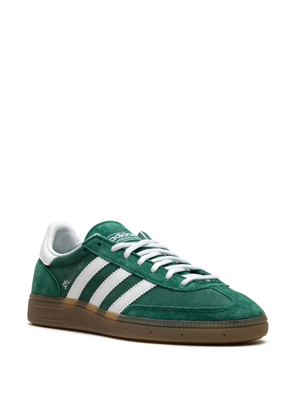 adidas Handball Spezial Core Green Sneakers — Green — Size US M 8.5 - US W 10 — Side View