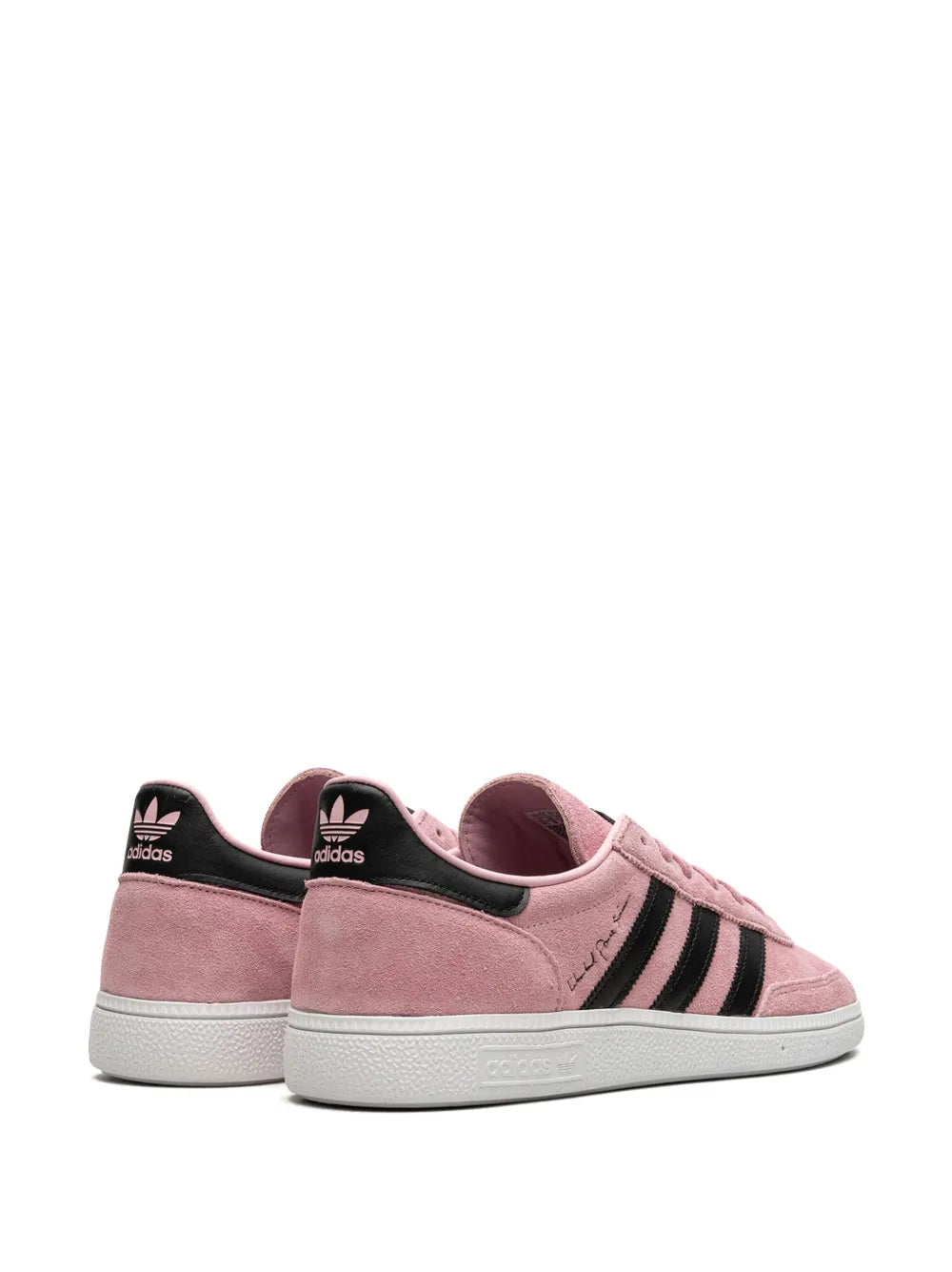 adidas Handball Spezial Imcf Sneakers — Light Pink/Black/White — Size US M 8.5 - US W 10 — Back View