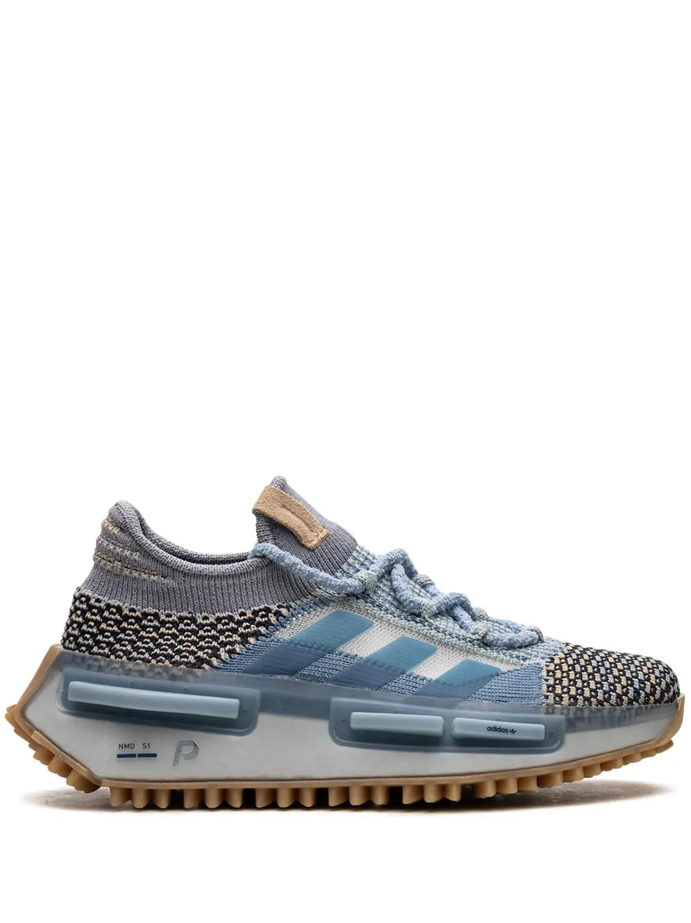 adidas Nmd S1 Philllllthy Sneakers — Blue — Size US M 4.5 - US W 6 — Front View