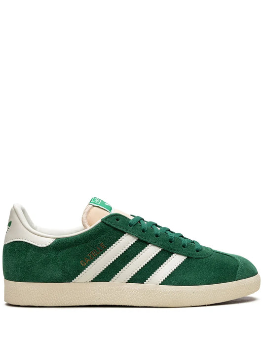 adidas Gazelle Suede Sneakers — Dark Green — Size US M 9.5 - US W 11 — Front View