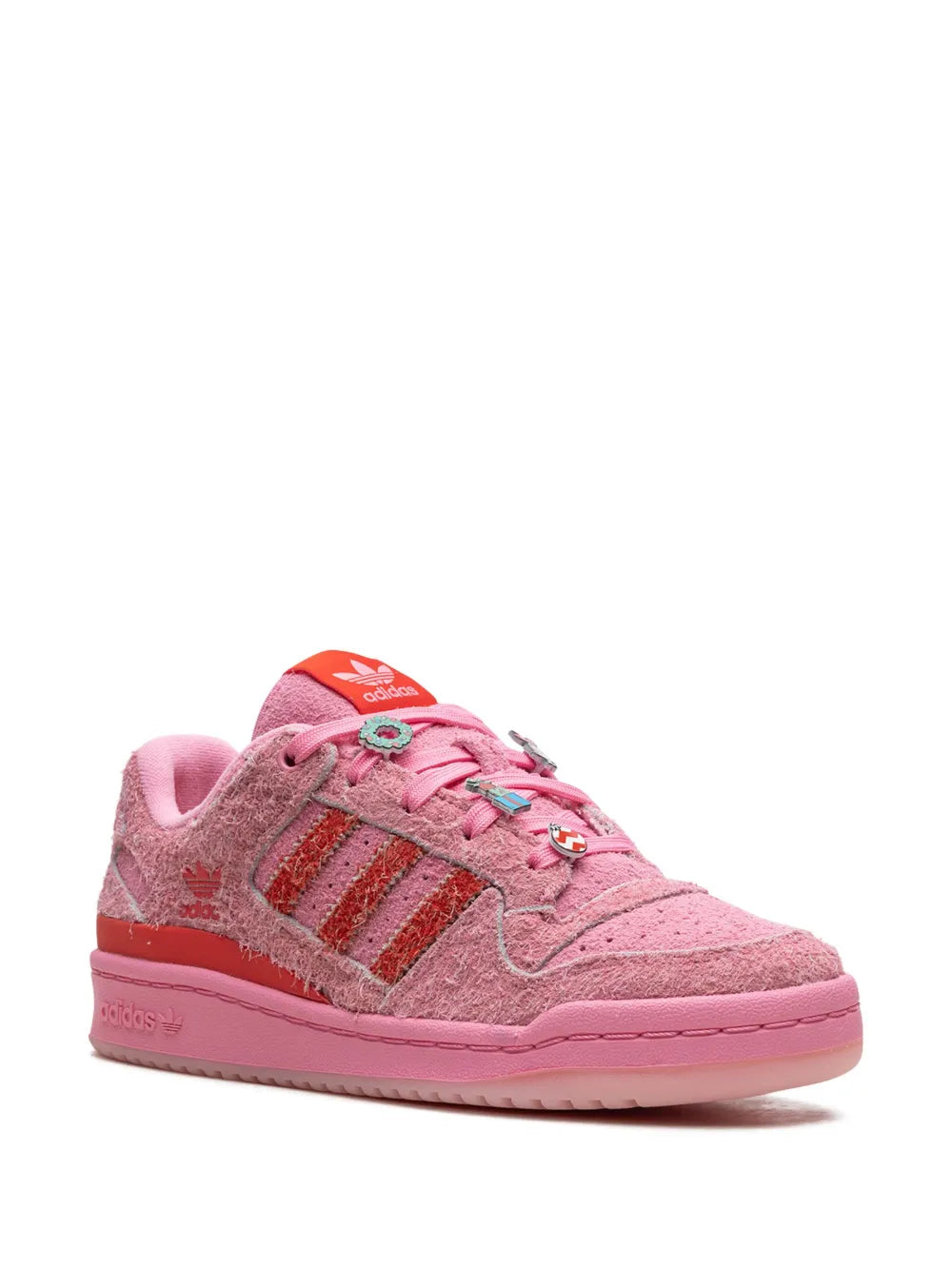 adidas Forum Low The Grinch - Cindy Lou Who Sneakers — Pink — Size US M 8.5 - US W 10 — Side View