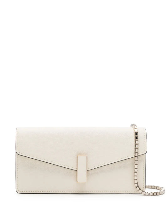 Valextra Iside Leather Clutch Bag — Same as shown — Size One Size — Front View