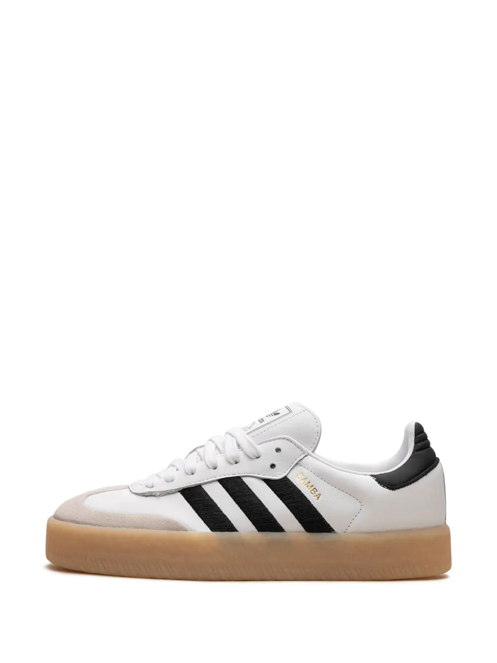 adidas Sambae Samba 2.0 Sneakers — White/Black — Size US M 9 - US W 10.5 — Lifestyle View