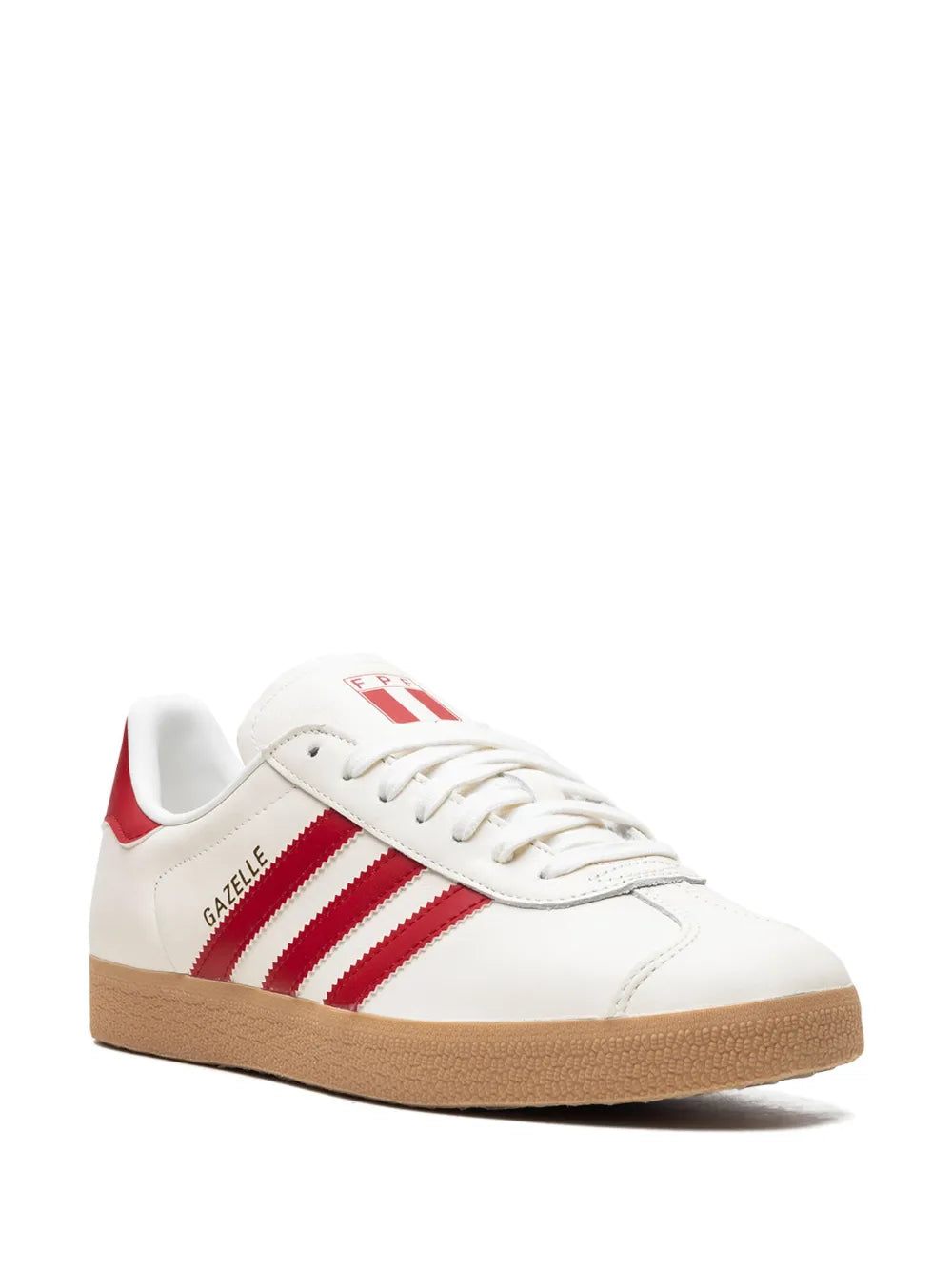 adidas Gazelle Peru Sneakers — Cream White — Size US M 6 - US W 7.5 — Side View