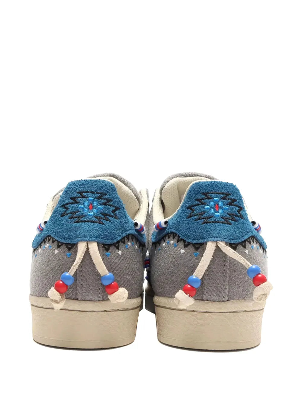adidas Superstar Slip-On Sneakers — Grey — Size US M 10.5 - US W 12 — Side View