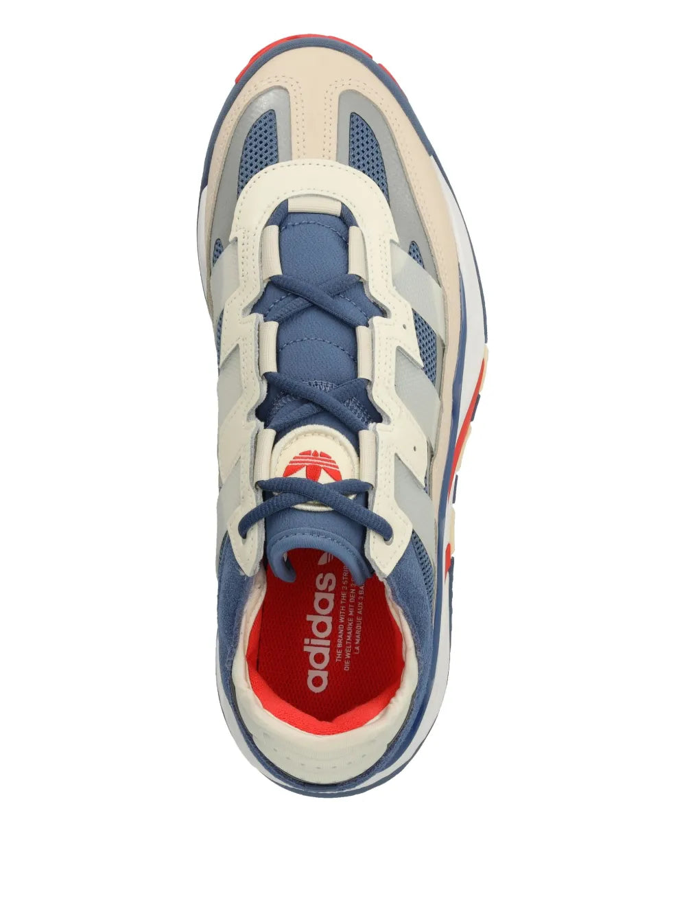 adidas Niteball Sneakers — Beige — Size US M 3.5 - US W 5 — Top View