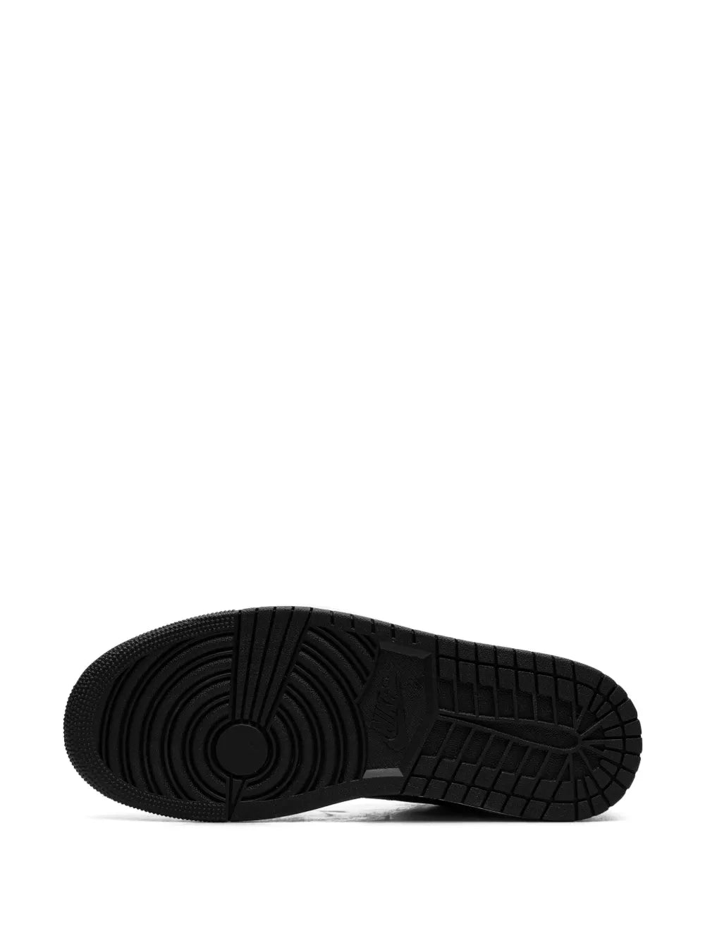 Air Jordan 1 Low White/Black Sneakers — White — Size US M 9.5 - US W 11 — Top View