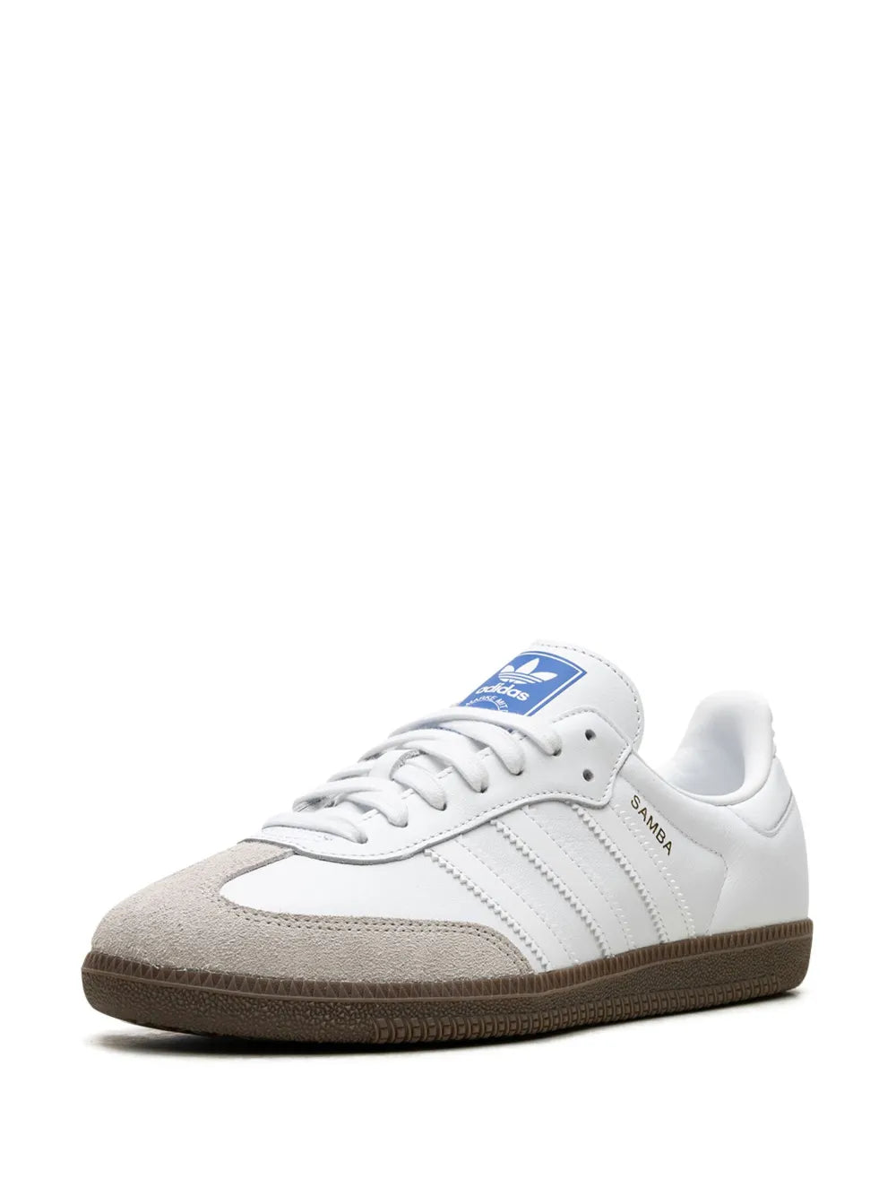 adidas Samba Og Double White Gum Sneakers — White — Size US M 11.5 - US W 13 — Top View