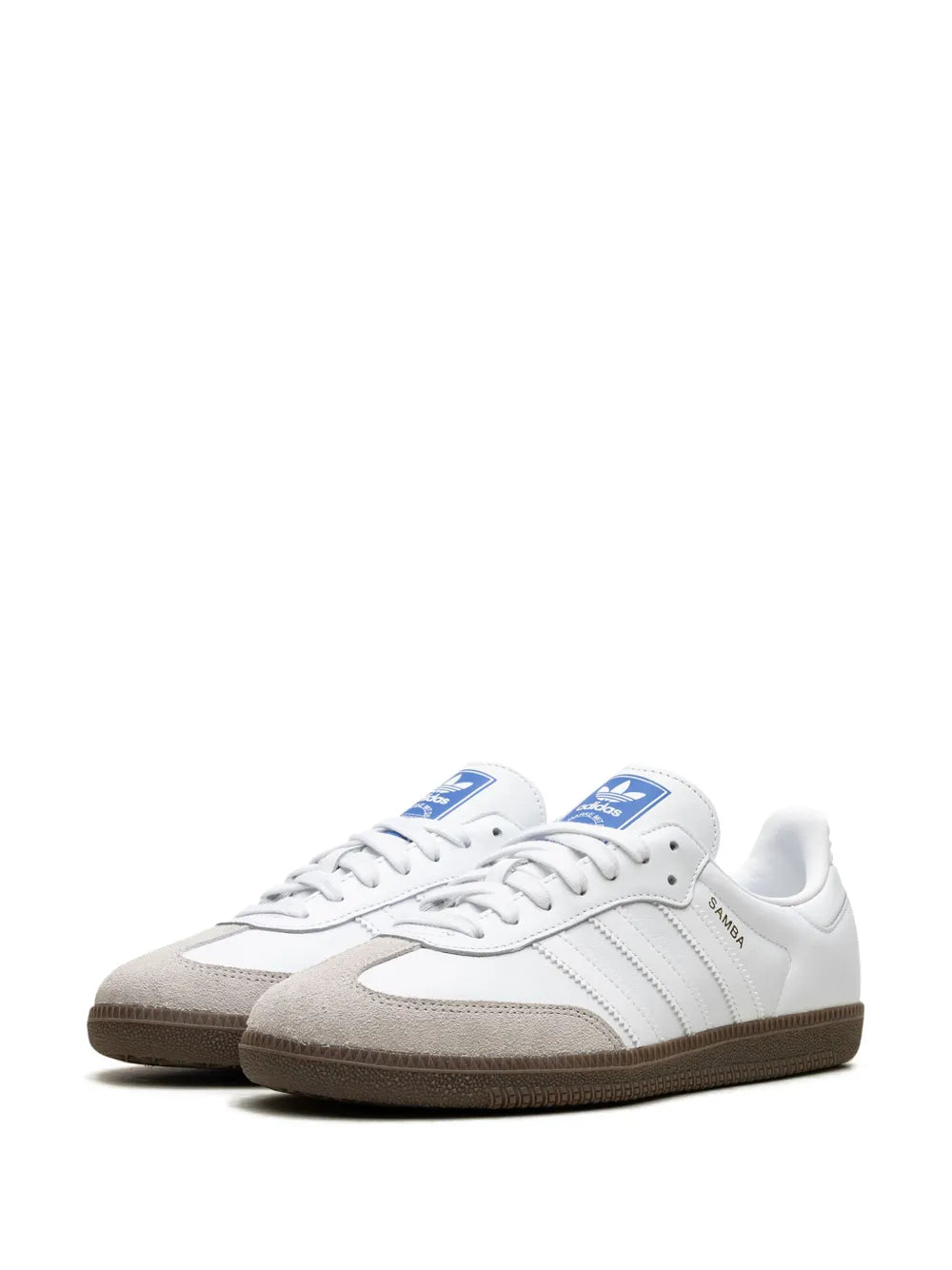adidas Samba Og Double White Gum Sneakers — White — Size US M 11.5 - US W 13 — Detail View
