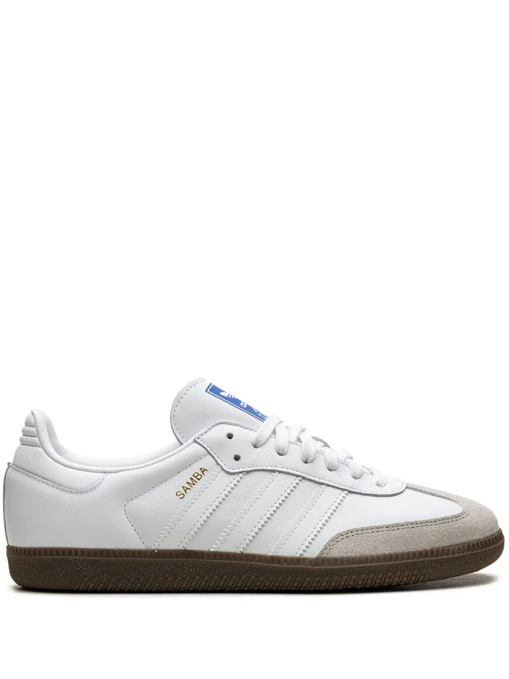 adidas Samba Og Double White Gum Sneakers — White — Size US M 11.5 - US W 13 — Front View