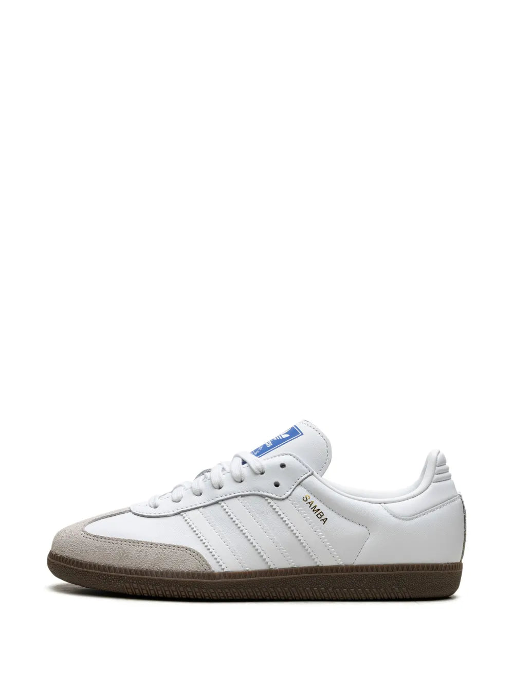 adidas Samba Og Double White Gum Sneakers — White — Size US M 11.5 - US W 13 — Lifestyle View