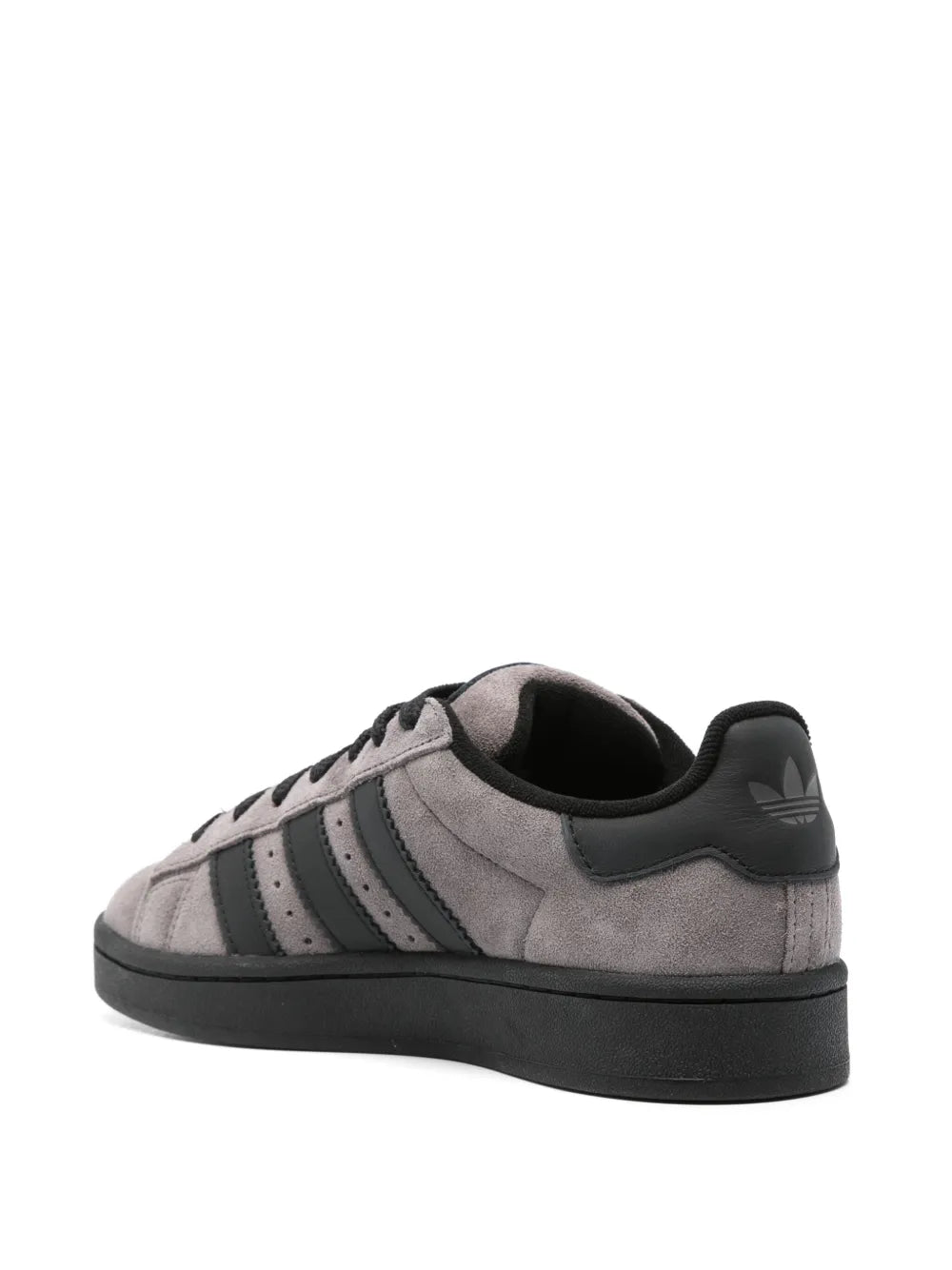 adidas Campus 00S Suede Sneakers — Charcoal Grey/Black — Size US M 11.5 - US W 13 — Back View