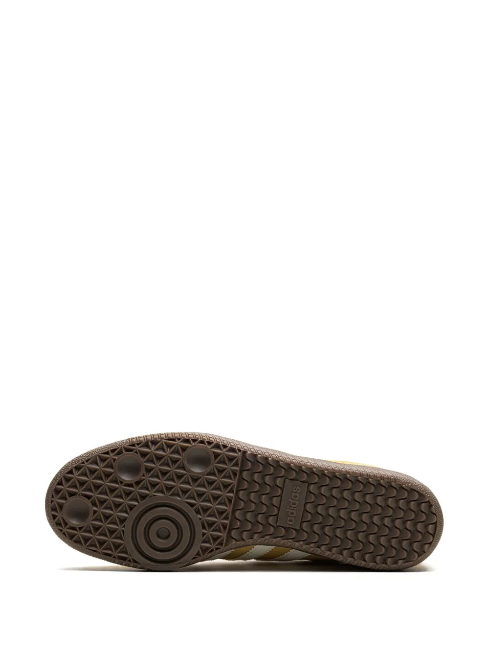 adidas Samba Og Reflective Nylon Oat Sneakers — Mustard Yellow/White — Size US M 11 - US W 12.5 — Top View