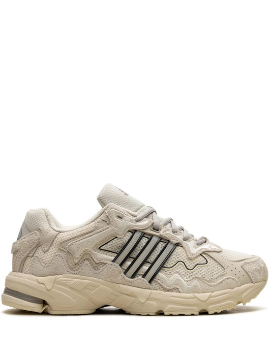 adidas Bad Bunny Response Cl Wonder White — Ivory White/Light Grey — Size US M 9 - US W 10.5 — Front View