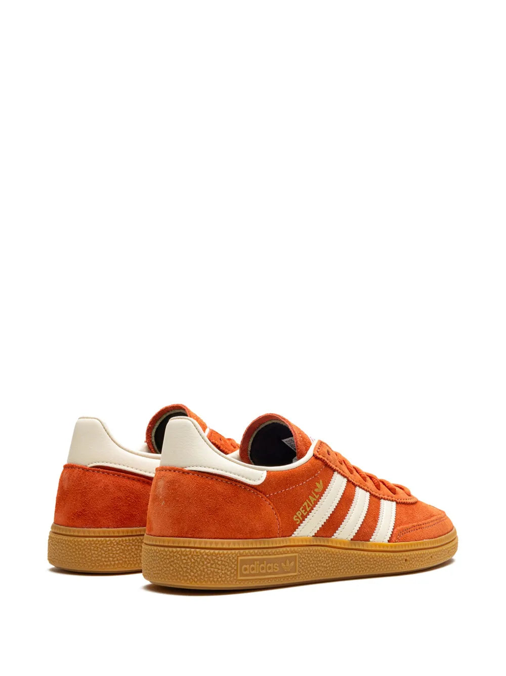 adidas Handball Spezial Preloved Red/Cream White Sneakers — Burnt Orange/Cream White — Size US M 9.5 - US W 11 — Back View