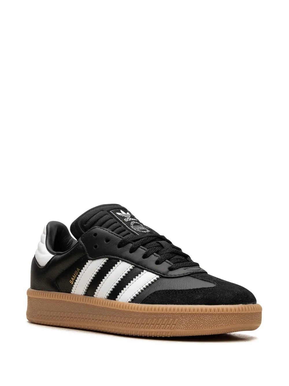 adidas Samba Xlg Black/White/Gum Sneakers — Black — Size US M 9 - US W 10.5 — Side View