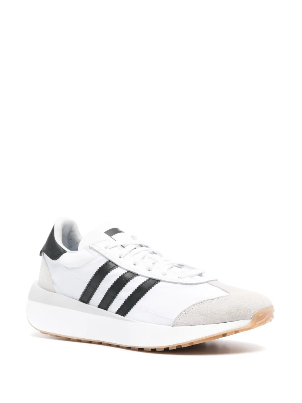 adidas Country Xlg Sneakers — White/Black — Size US M 9.5 - US W 11 — Side View