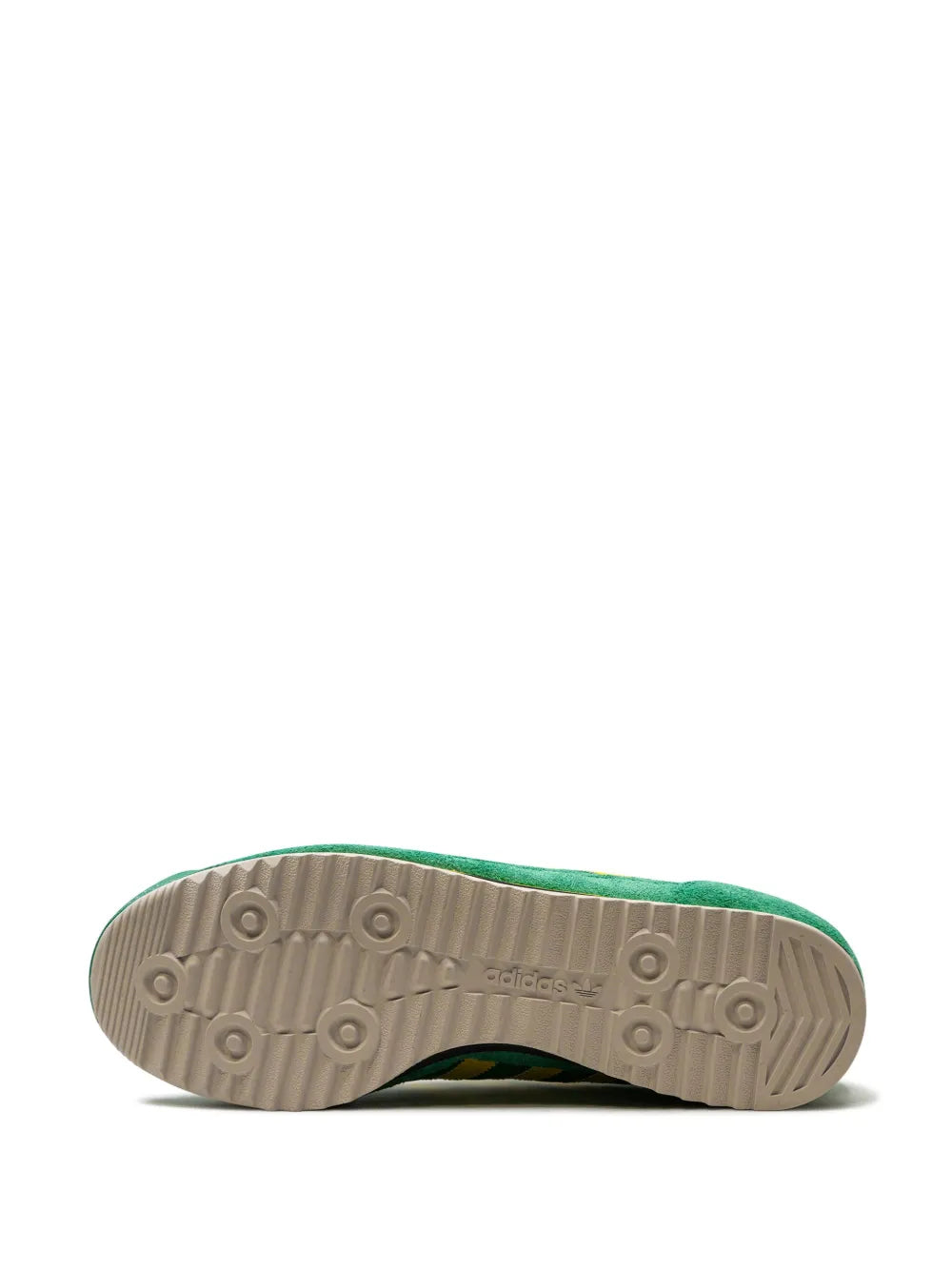 adidas Sl 72 Rs Green Yellow Sneakers — Bright Green/Canary Yellow — Size US M 9 - US W 10.5 — Detail View