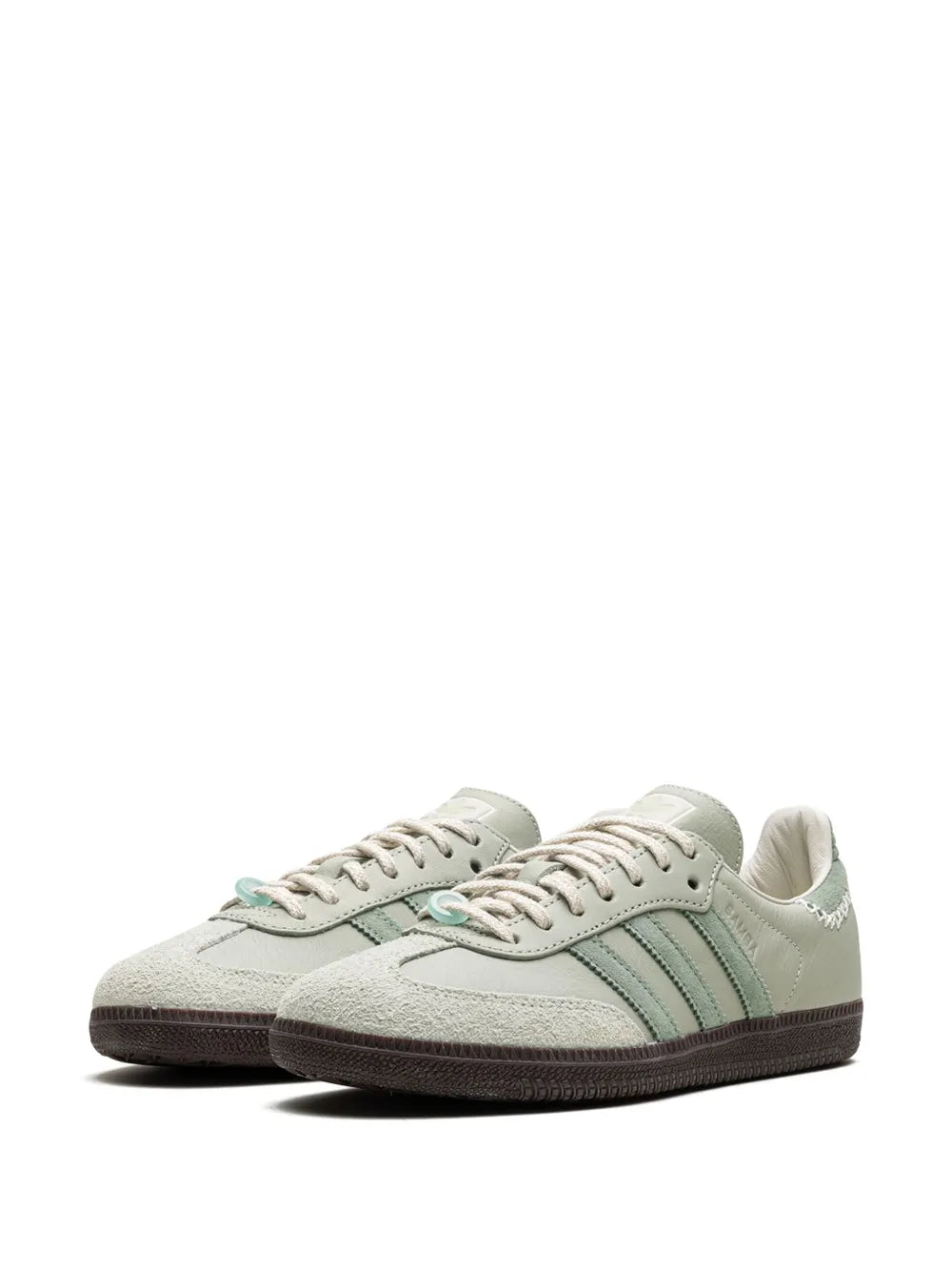 adidas Samba Og Maha Half Green Sneakers — Green — Size US M 11 - US W 12.5 — Side View