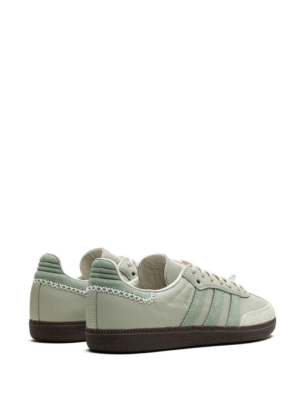 adidas Samba Og Maha Half Green Sneakers — Green — Size US M 11 - US W 12.5 — Back View