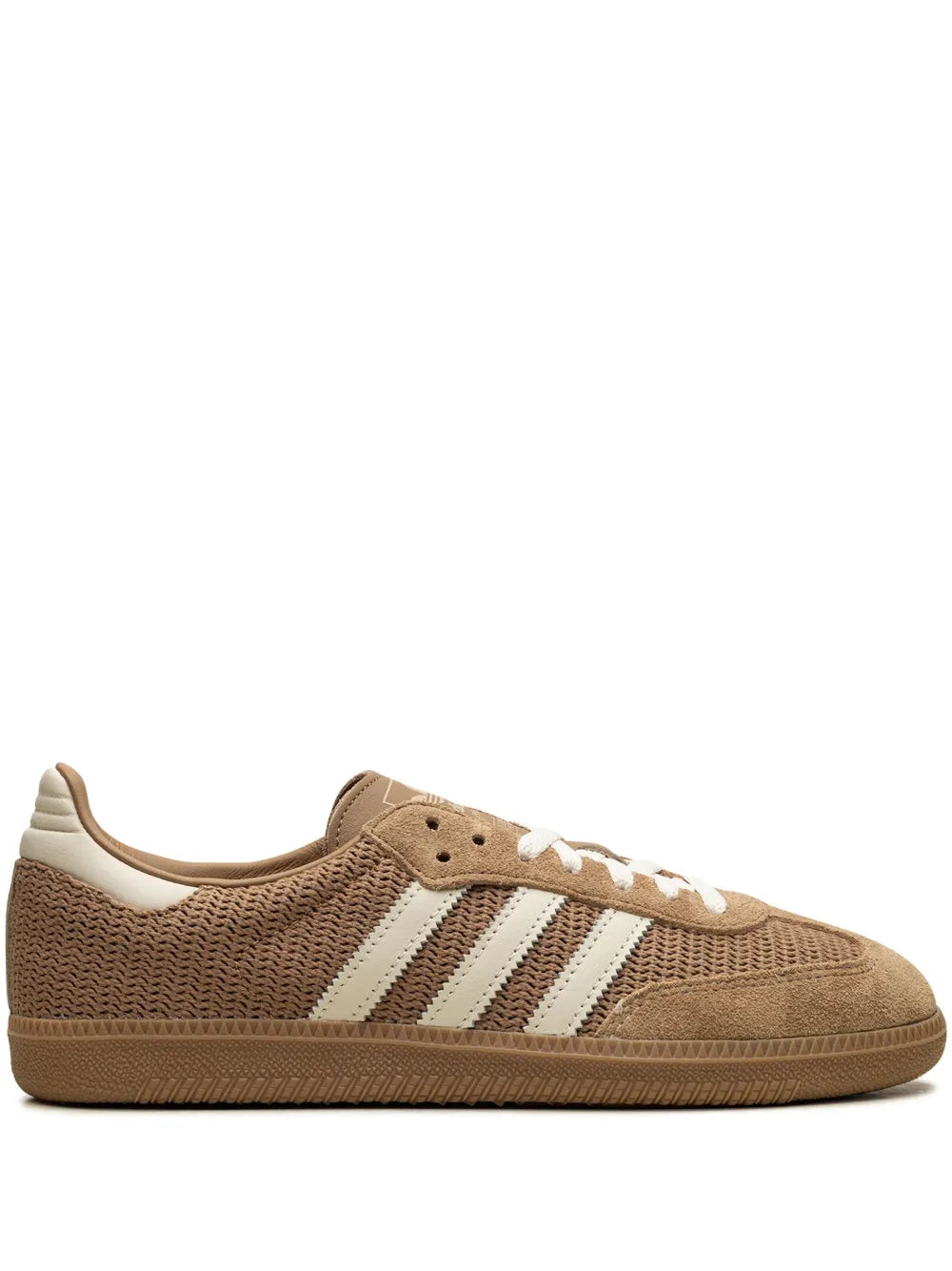 adidas Samba Og Lace-Up Sneakers — S/ Brown — Size US M 11 - US W 12.5 — Front View