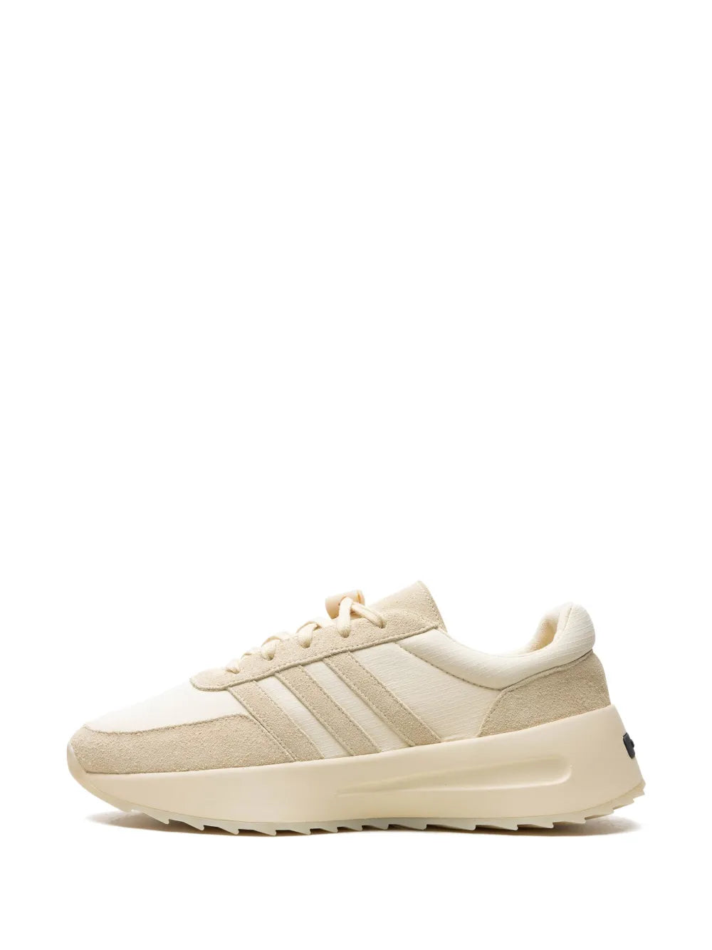 adidas Los Angeles Runner Yellow Sneakers — Light Beige — Size US M 10 - US W 11.5 — Detail View
