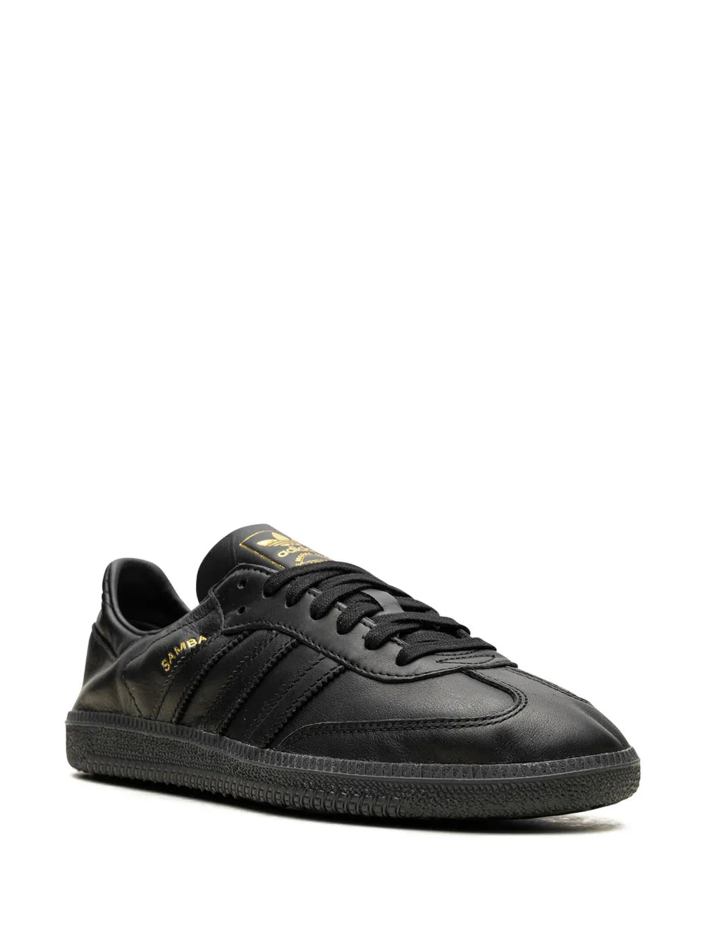 adidas Samba Decon Leather Sneakers — Black — Size US M 8.5 - US W 10 — Side View